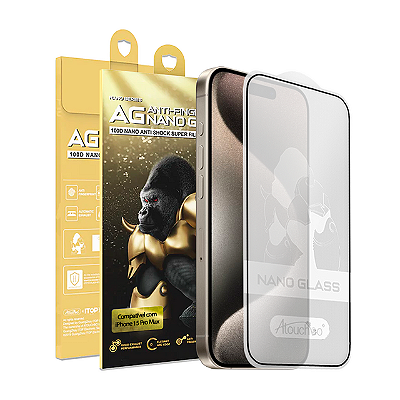 Pelicula para iPhone 15 Pro Max Atouchbo Nano Fosca