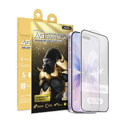 Pelicula para iPhone 17 Atouchbo Zeus Series Nano Fosca