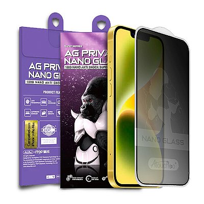 Pelicula para iPhone 14 Pro Max Atouchbo Nano Priva Fosca