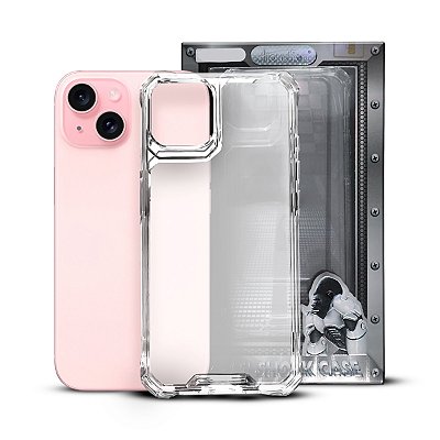 Capa Anti Shock Crystal ATOUCHBO para iPhone 15 Plus