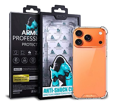 Capa Antishock Atb King Kong Para iPhone Todos Clean Case