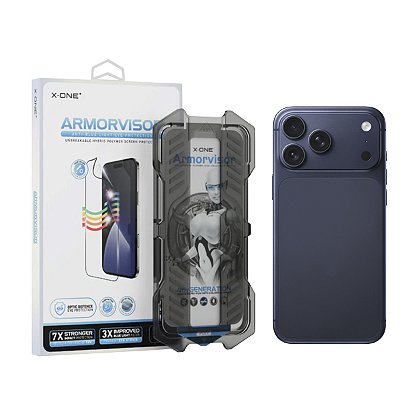 Película Armor Visor X-One  para iPhone 17 Pro Anti Luz Azul