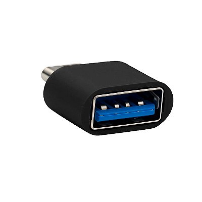 Mini Adaptador OTG Tipo-C P/ USB Transferência Carregamento