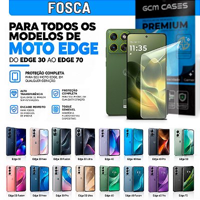 Película Hidrogel para Motorola Linha Edge Fosca TPU Flexível Premium
