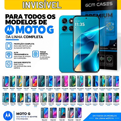 Película Hidrogel para Motorola Linha G Invisível TPU Flexível Premium