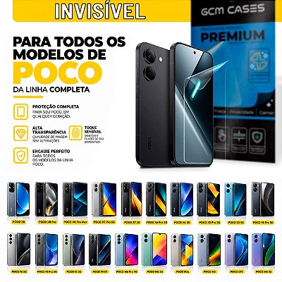 Película Hidrogel para Xiaomi POCO Invisível TPU Flexível Premium