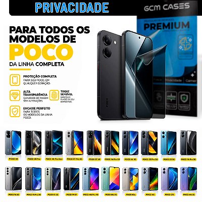 Película Hidrogel para Xiaomi POCO Privacidade TPU Flexível Premium