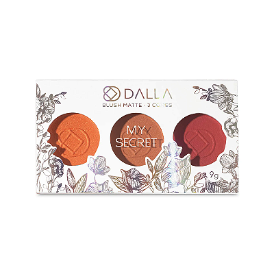 Blush Matte 3 Cores My Secret - DALLA