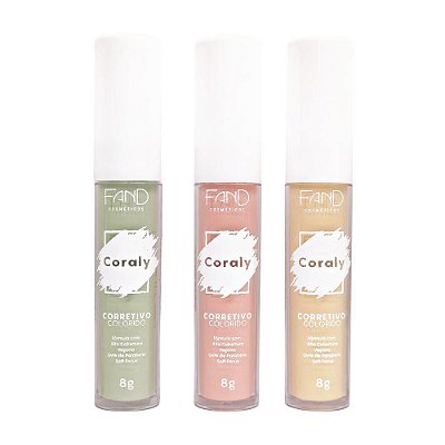 Corretivo Liquido Colorido Coraly - FAND