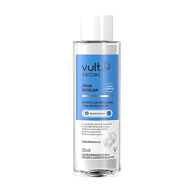 Água Micelar 200ml - VULT