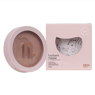 Iluminador Compacto Instant - NINA MAKEUP