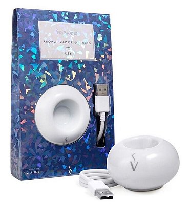 Aromatizador Eletrico USB -Branco