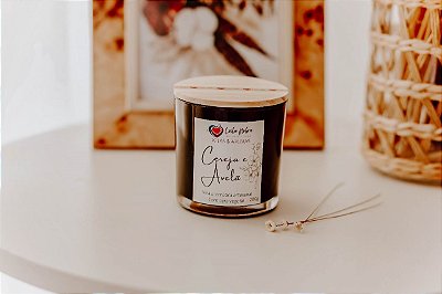Vela Delirium- Cereja e avela 200g