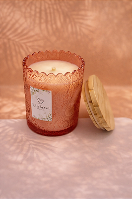 Vela Mandala Flor de figo 200g