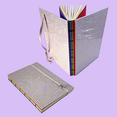 caderno arco-íris