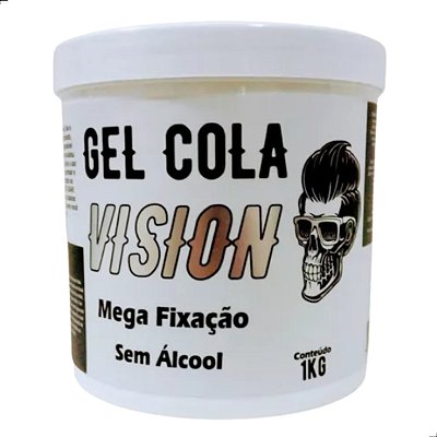 Gel Cola Vision 1kg Fixação Forte e Duradoura