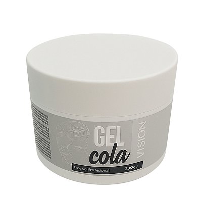 Gel Cola Vision Pote 250g Fixação poderosa e sem álcool