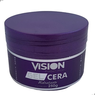 Gel Cera Hidratante Vision 250g - Fixação Forte e Hidratação