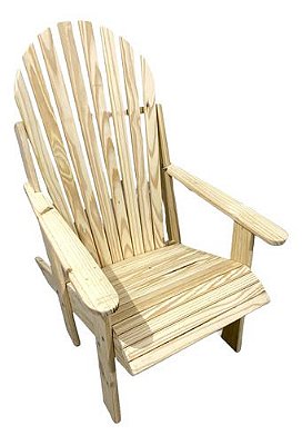 Cadeira Pavão Adirondack Área Externa Tratada Autoclave Cca