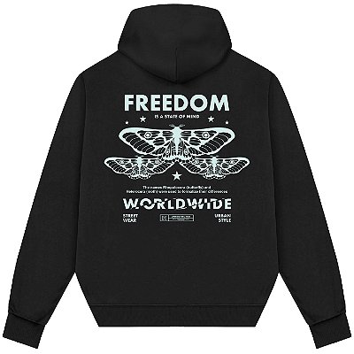Blusão Blusa de Moletom Canguru Streetwear - Freedom Worldwide