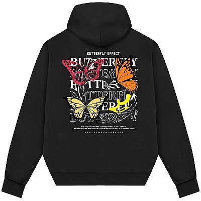 Blusão Blusa de Moletom Canguru Streetwear - Butterfly Effect