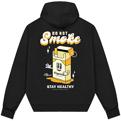 Blusão Blusa de Moletom Canguru Streetwear - Do Not Smoke