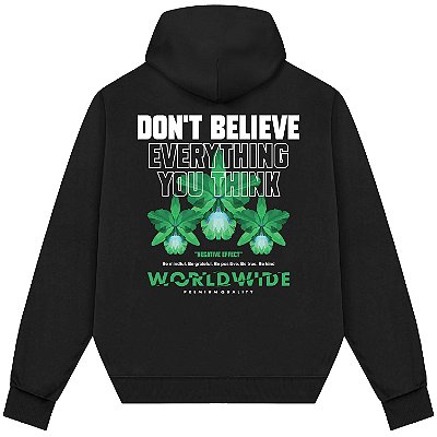 Blusão Blusa de Moletom Canguru Streetwear - Dont Believe Everything