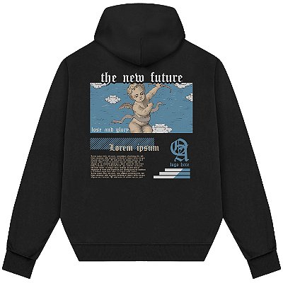 Blusão Blusa de Moletom Canguru Streetwear - The New Future