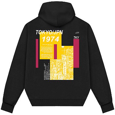 Blusão Blusa de Moletom Canguru Streetwear - Tokyo Japan 1974