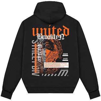 Blusão Blusa de Moletom Canguru Streetwear - United Brooklyn