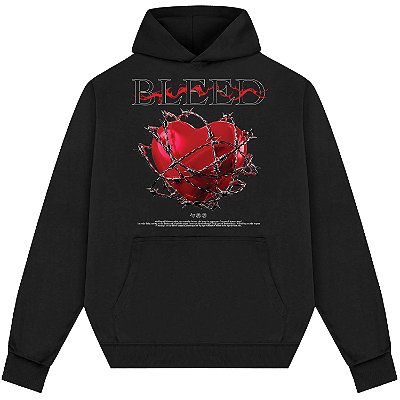 Blusão Blusa de Moletom Canguru Streetwear - Bleeded