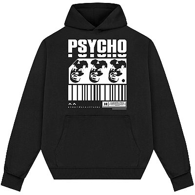 Blusão Blusa de Moletom Canguru Streetwear - Psycho Apparell