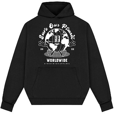 Blusão Blusa de Moletom Canguru Streetwear - Save Our Planet