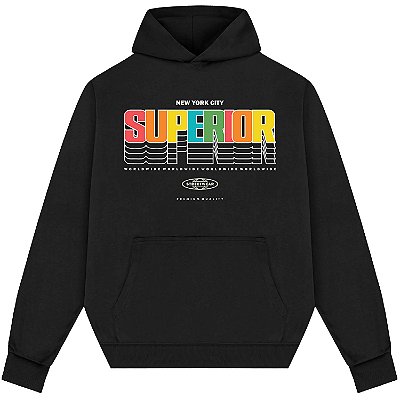 Blusão Blusa de Moletom Canguru Streetwear - Superior New York
