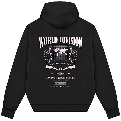 Blusão Blusa de Moletom Canguru Streetwear - World Division