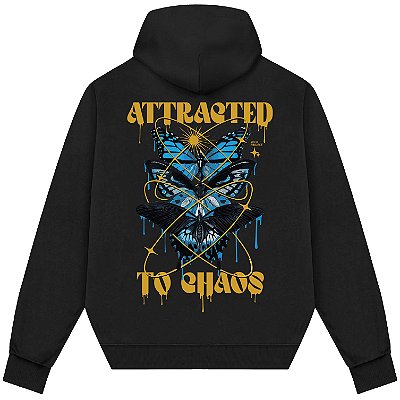 Blusão Blusa de Moletom Canguru Streetwear - Attracted To Chaos