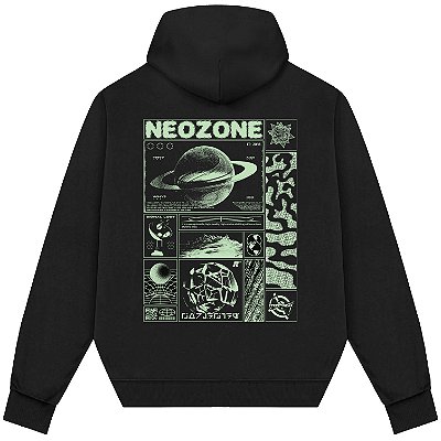 Blusão Blusa de Moletom Canguru Streetwear - Neozone Saturn