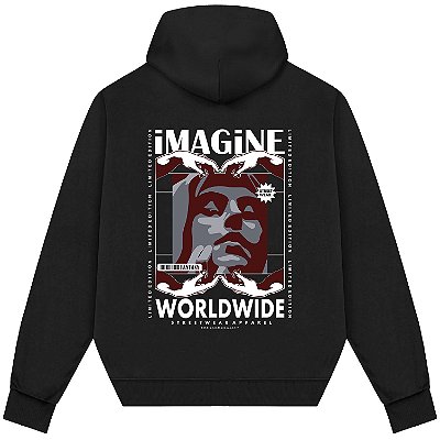 Blusão Blusa de Moletom Canguru Streetwear - Imagine Worldwide