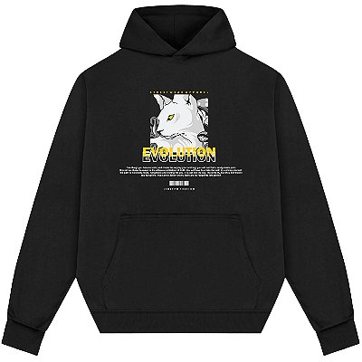 Blusão Blusa de Moletom Canguru Streetwear - Illusion Cat