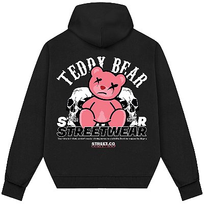 Blusão Blusa de Moletom Canguru Streetwear - Teddy Bear