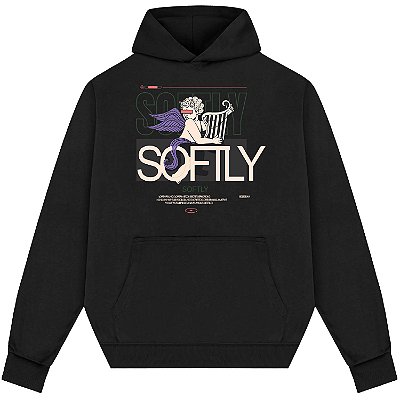 Blusão Blusa de Moletom Canguru Streetwear - Softly