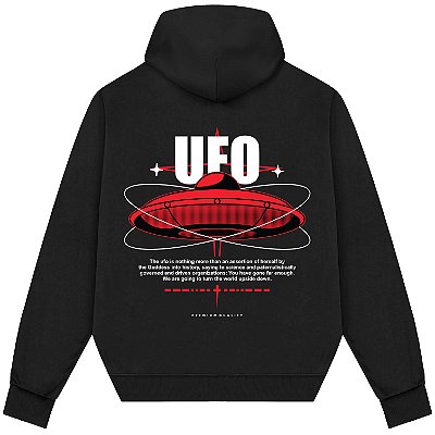 Blusão Blusa de Moletom Canguru Streetwear - UFO
