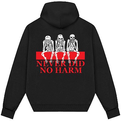 Blusão Blusa de Moletom Canguru Streetwear - Never Did Harm