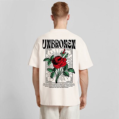 Camiseta Streetwear Masculina Algodão Estampada - UnBroken