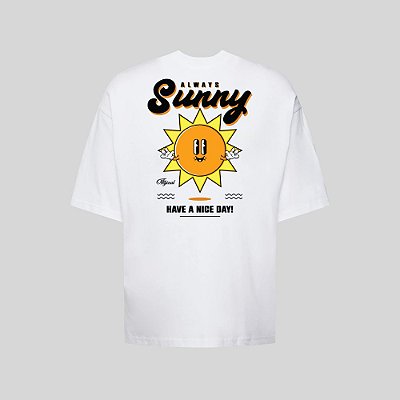 Camiseta Oversized Streetwear Masculina Estampa Costas Always Sunny