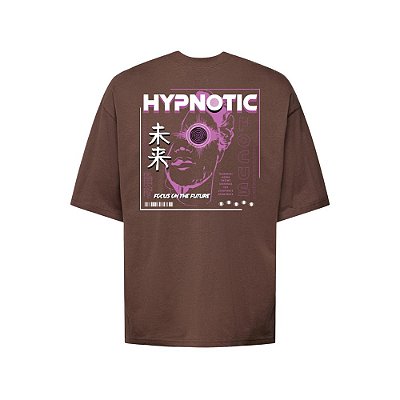 Camiseta Oversized Streetwear Masculina Estampa Costas Hypnotic