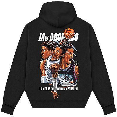 Blusão Moletom Streetwear Basquete Masculino Feminino Ja Morant Is Officially a Problem - Preto
