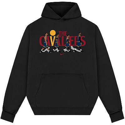 Blusão Moletom Streetwear Basquete Masculino Feminino The Cavaliers - Preto