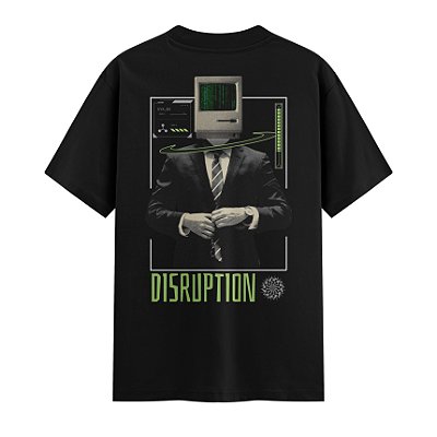 Camiseta Streetwear Masculina 100% Algodão Fio 30.1 - Disruption 01