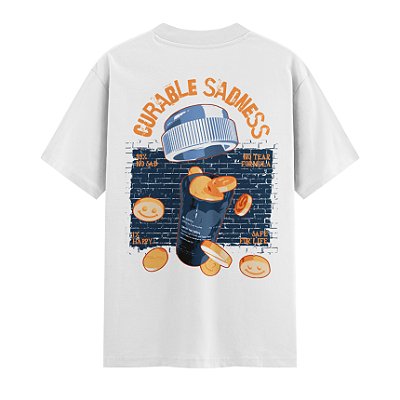 Camiseta Streetwear Masculina 100% Algodão Fio 30.1 - CURABLE SADNESS 20